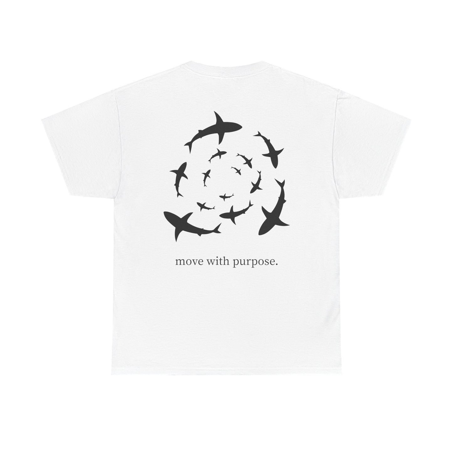 MOVE WITH PURPOSE SHARK T-SHIRT