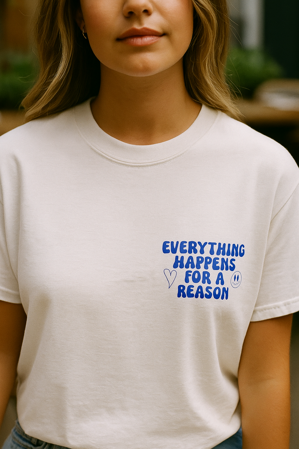 EVERYTHING HAPPENS T-SHIRT