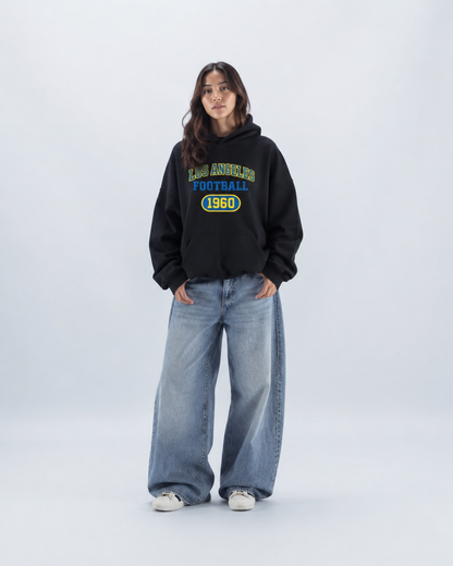 Retro Los Angeles Football Oversized Hoodie