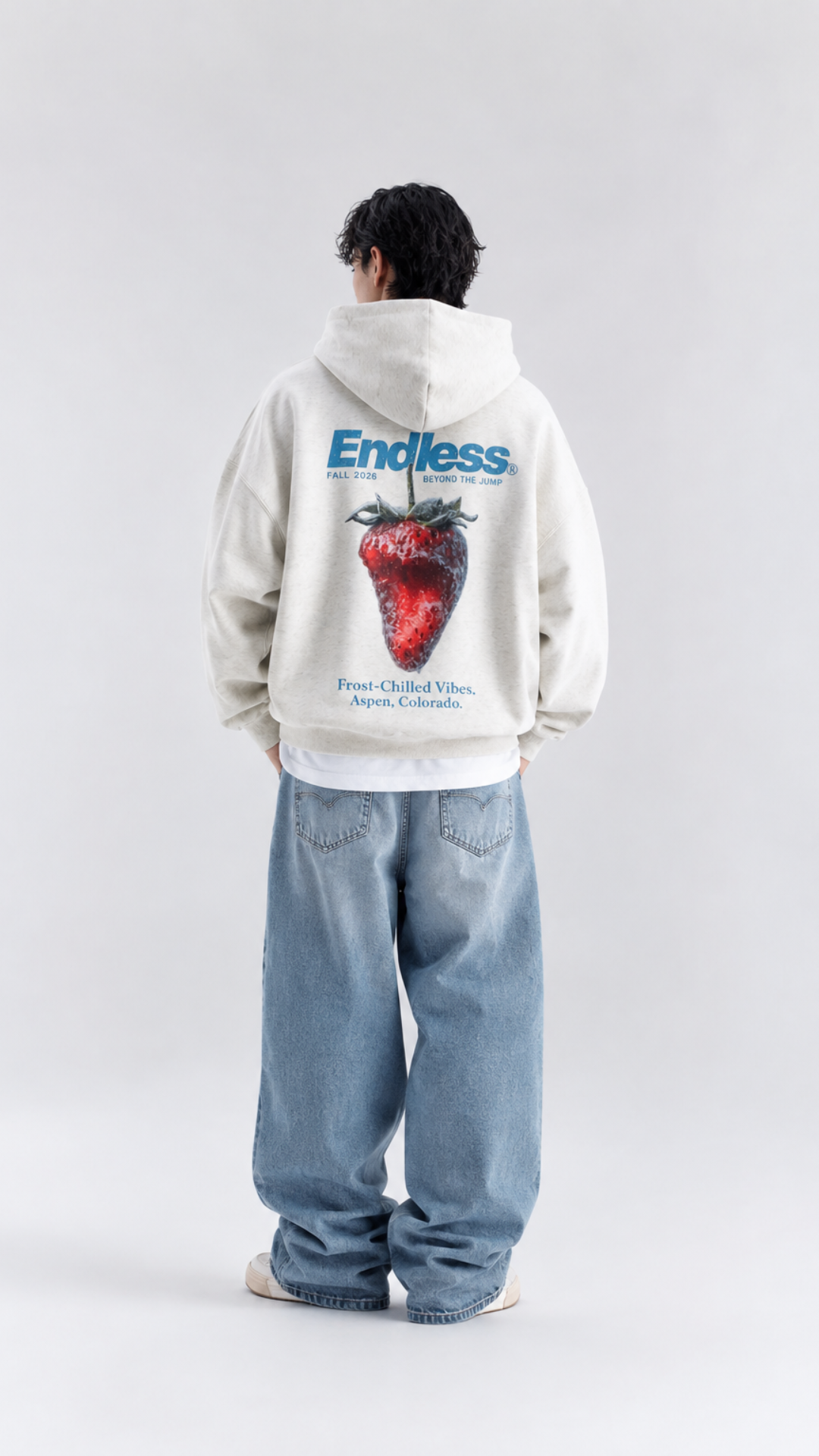 Chilled Strawberry Oversized Hoodie