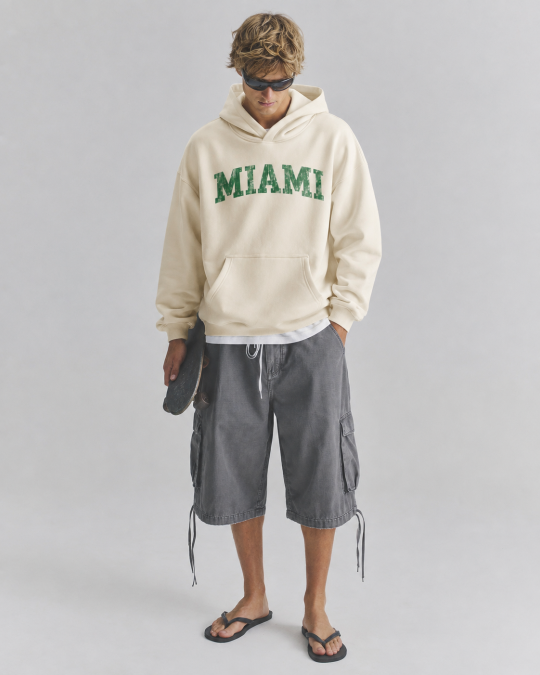 Vintange Miami Oversized Hoodie