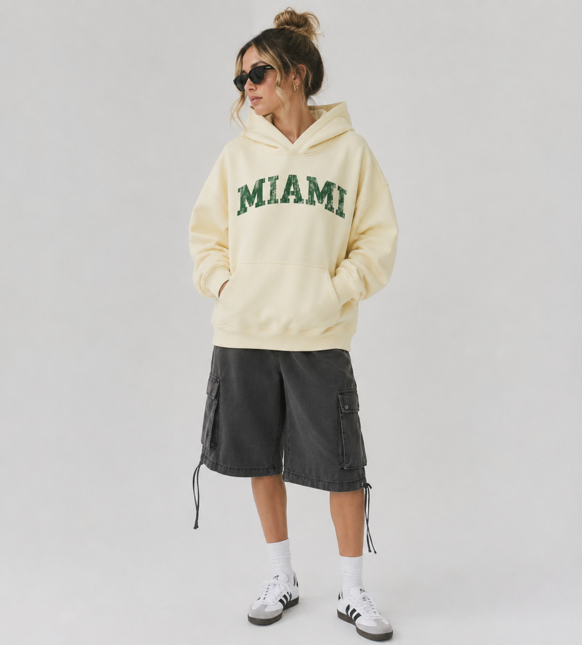 Vintange Miami Oversized Hoodie