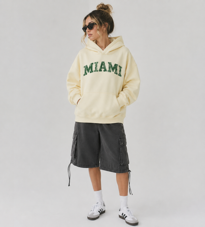 Vintange Miami Oversized Hoodie