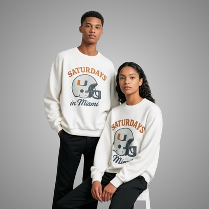 MIAMI FOOTBALL SWEATSHIRT