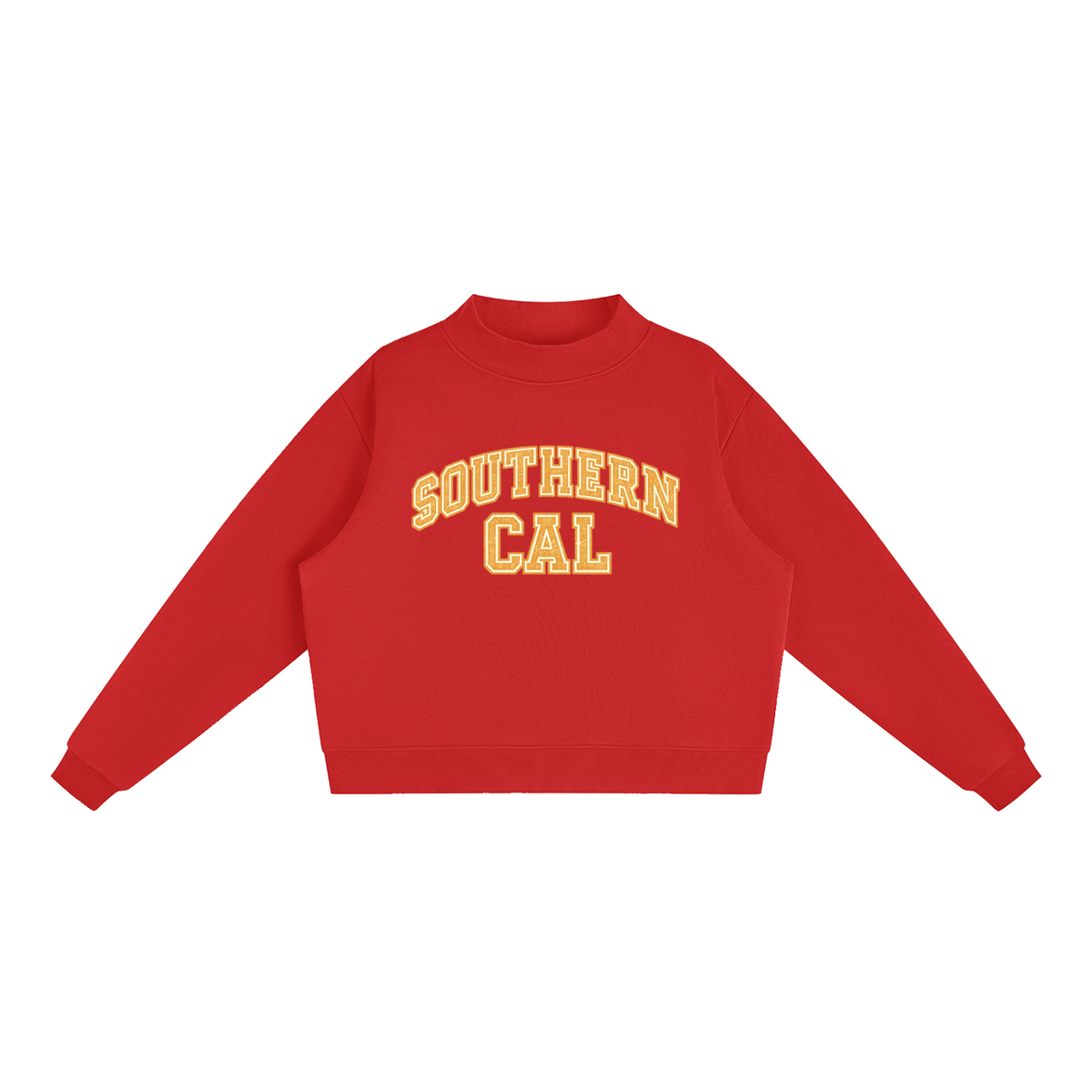 SoCal Mock-Neck Crew Sweatshirt